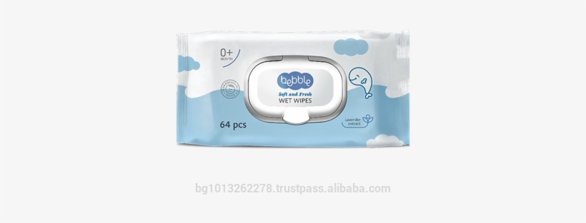 Baby Wet Wipes With Lavender Extract - Wet Wipe, transparent png