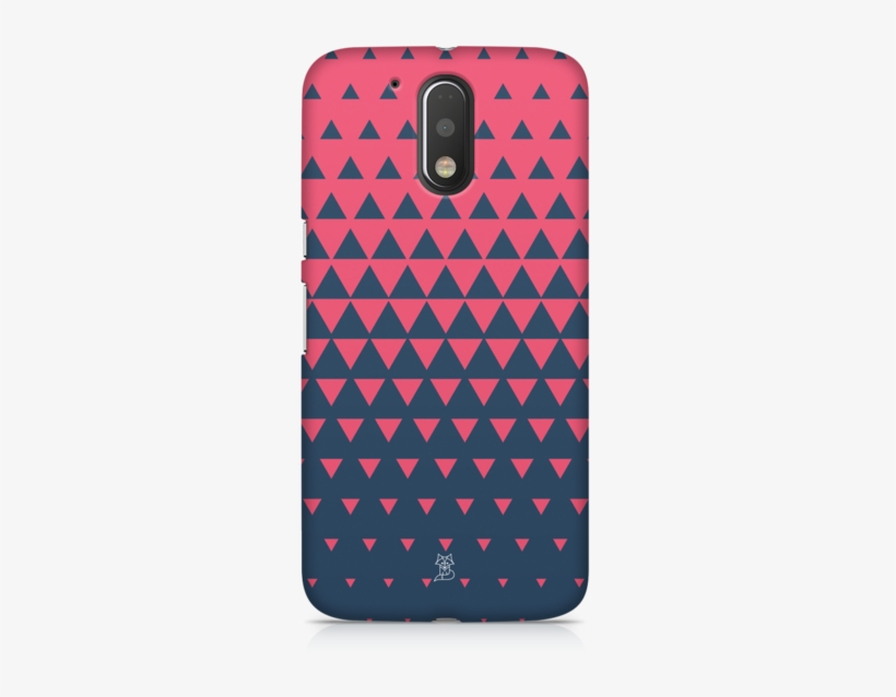Red And Blue Abstract Triangles Pattern Phone Cases - Overall, transparent png
