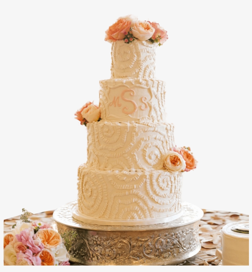 All White Wedding Cake - Wedding Cake, transparent png
