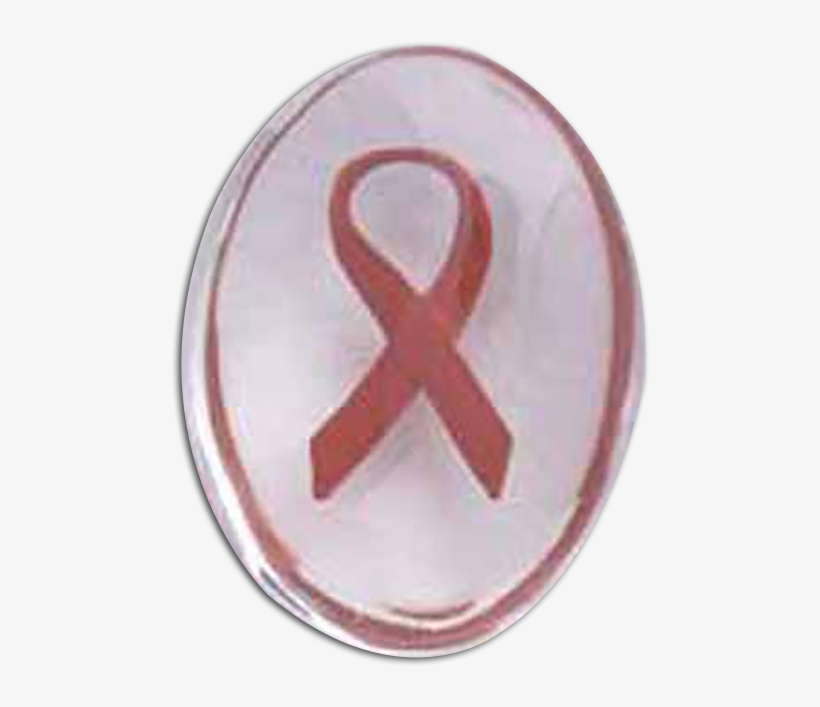 Red Awareness Ribbon Smooth Worry Stone - Awareness Ribbon, transparent png