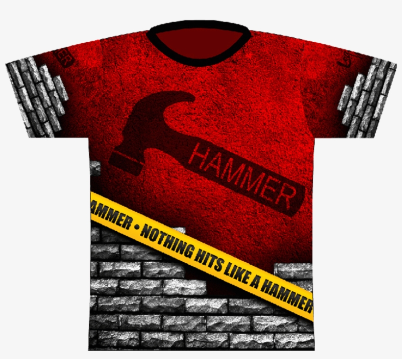 Shop All Products - Hammer Caution Tapedye-sublimated Mens Bowling Shirt, transparent png