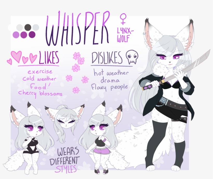 Whisper Ref [comm] - Cartoon, transparent png