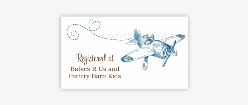 Vintage Airplane • Favor Tags Or Registry Cards - Thank You Airplane Gif, transparent png