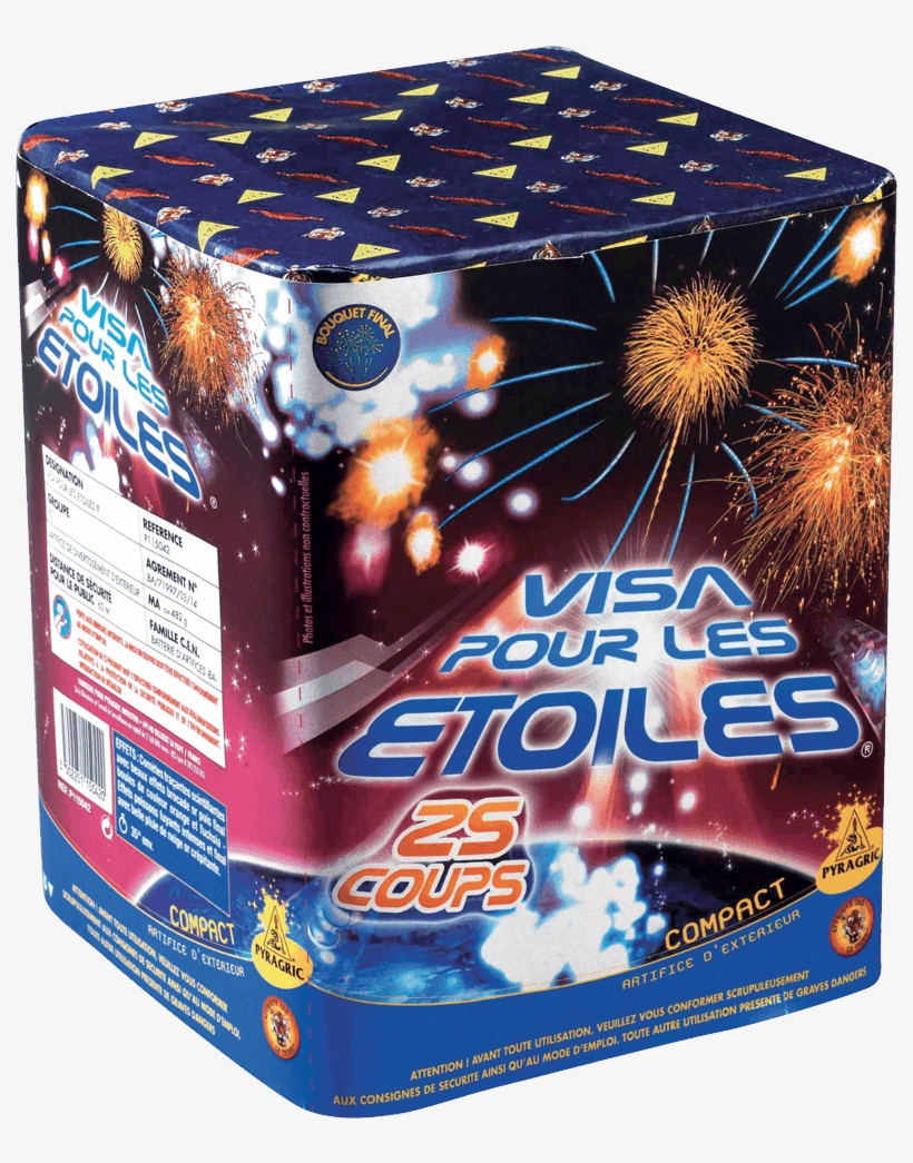 Artifices Compact Visa Pour Les Étoiles - Compact Visa Pour Les Etoiles - Article De Fête, transparent png