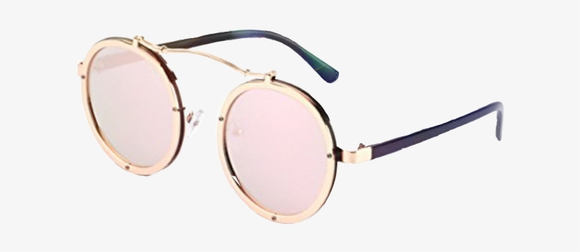 Retro Round Steampunk Sunglasses Men Vintage 1762, transparent png