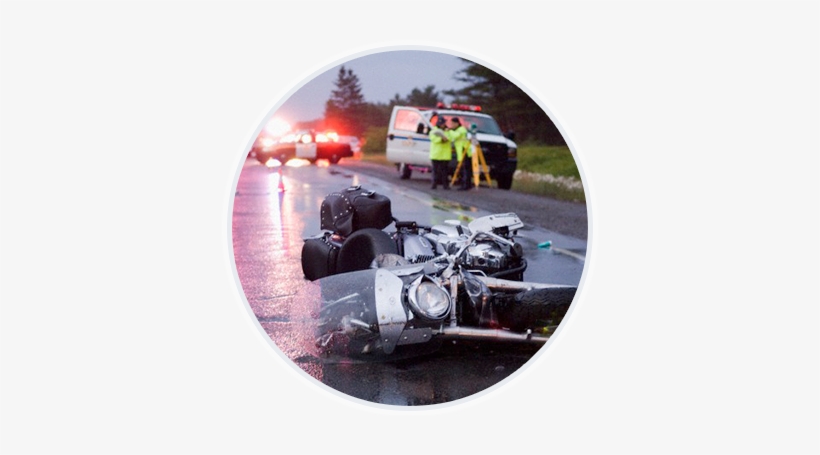 Automobile Accident Involving A Motorcycle - Safety Motorcycle Accident, transparent png