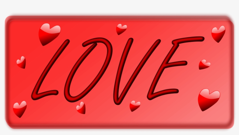 I Love You 3 Png - Love With Hearts Round Ornament, transparent png