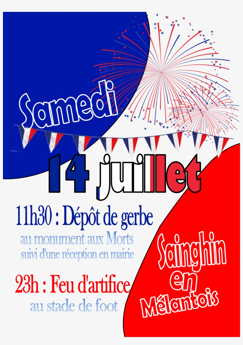 Fête Nationale - Town De Sainghin En Melantois, transparent png