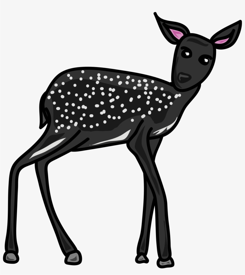 This Free Icons Png Design Of Deer Black, transparent png