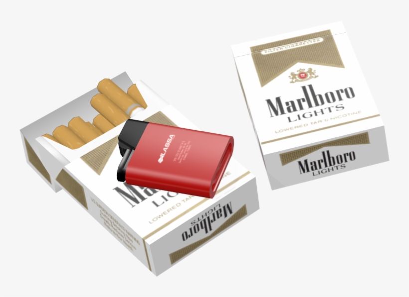 Marlboro Lights For Euro Truck Simulator - Transparent Marlboro Box Png, transparent png