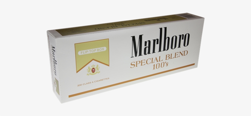 Marlboro Special Blend Gold 100s Box - Marlboro Cigarettes, Filter, Special Blend, 100's,, transparent png
