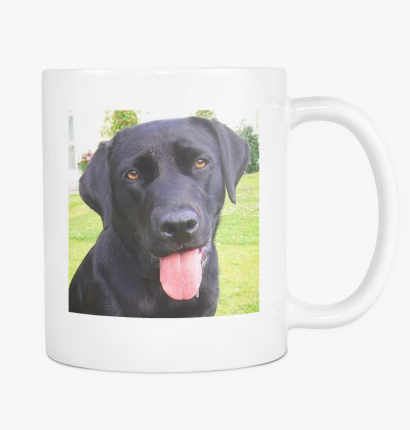 Black Labrador Retriever Mug - Black Lab Mix With Rottweiler, transparent png