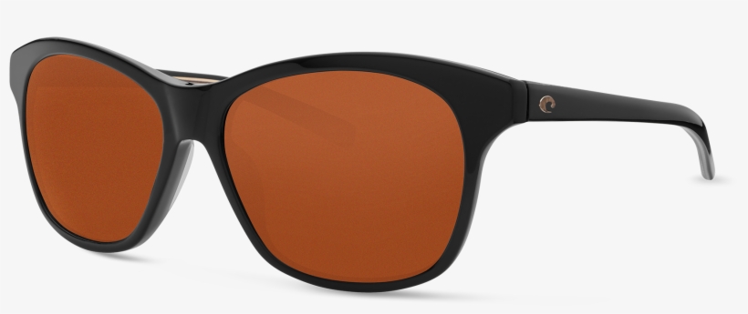 Costa Del Mar Sarasota Sunglasses In Shiny Black, Acetate, transparent png