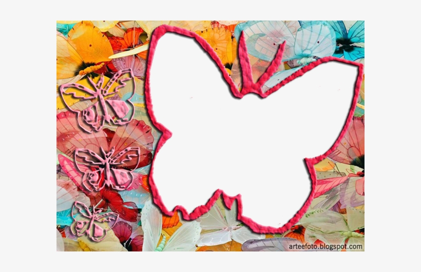 Butterflys - Picture Frame, transparent png