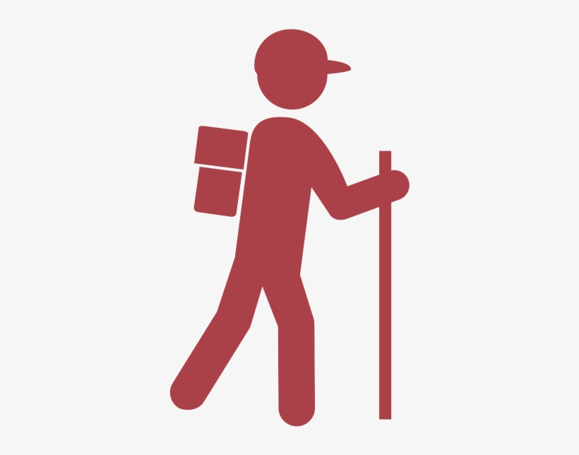 Many Visitors To America's State Parks Enjoy Hiking - Icon Walk, transparent png
