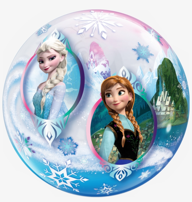 Disney Frozen Bubble Balloon - Bubbles Balloon Disney Frozen, transparent png
