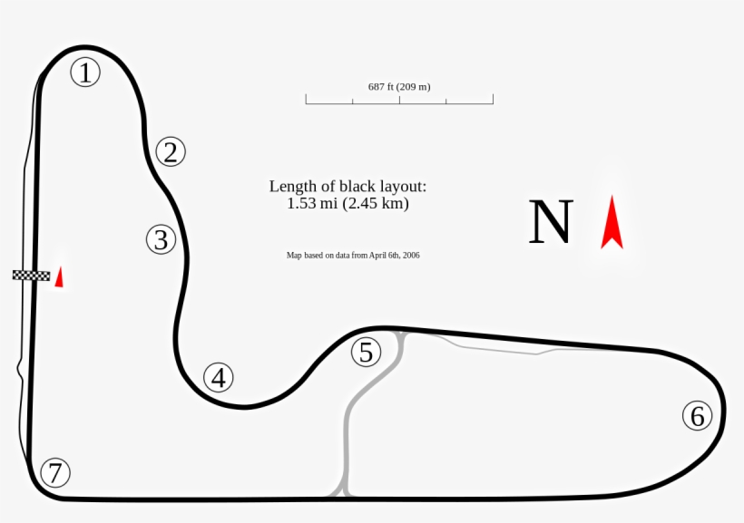 Barbagallo Raceway Track Map - 1200x786 PNG Download - PNGkit