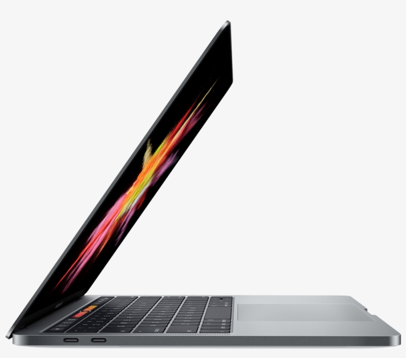 Mbp13 With Retina Display Touch Bar And Touch Id Side - Apple Macbook Pro Mpxq2ll, transparent png