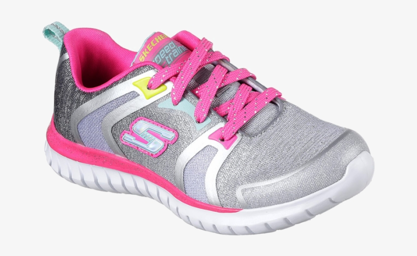 Girls' Skechers Speed Trainer Shoes, Size 5.5 M, transparent png