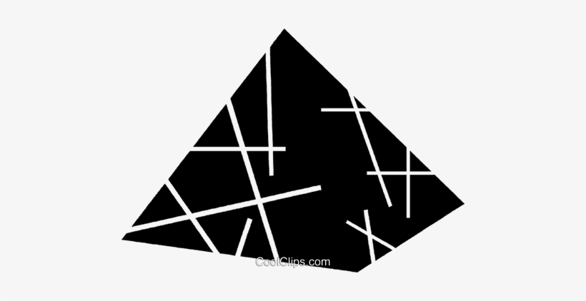 Egyptian Pyramid Royalty Free Vector Clip Art Illustration - Triangle, transparent png