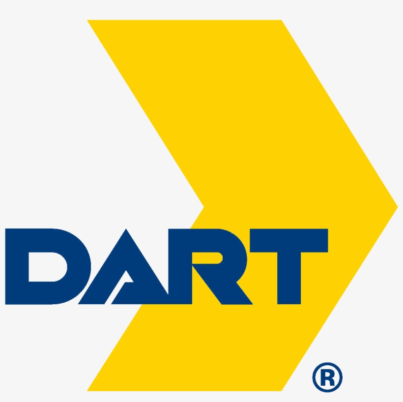 Dart Logo - Dallas Area Rapid Transit Logo, transparent png