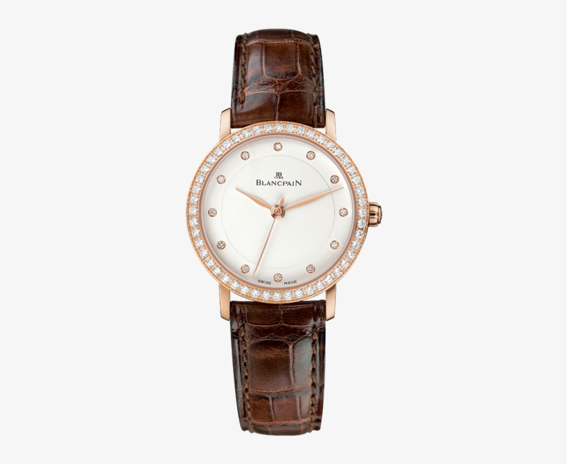 Blancpain Ladies Villeret Ultra Thin Automatic 18k - Blancpain 6102 4628 95a, transparent png