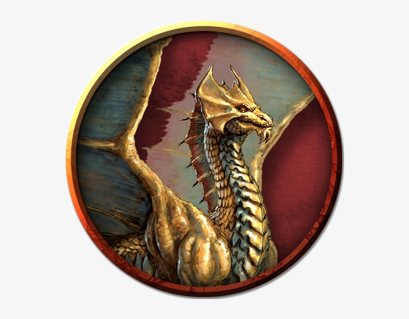 Ancient Brass Dragon - Dragon, transparent png
