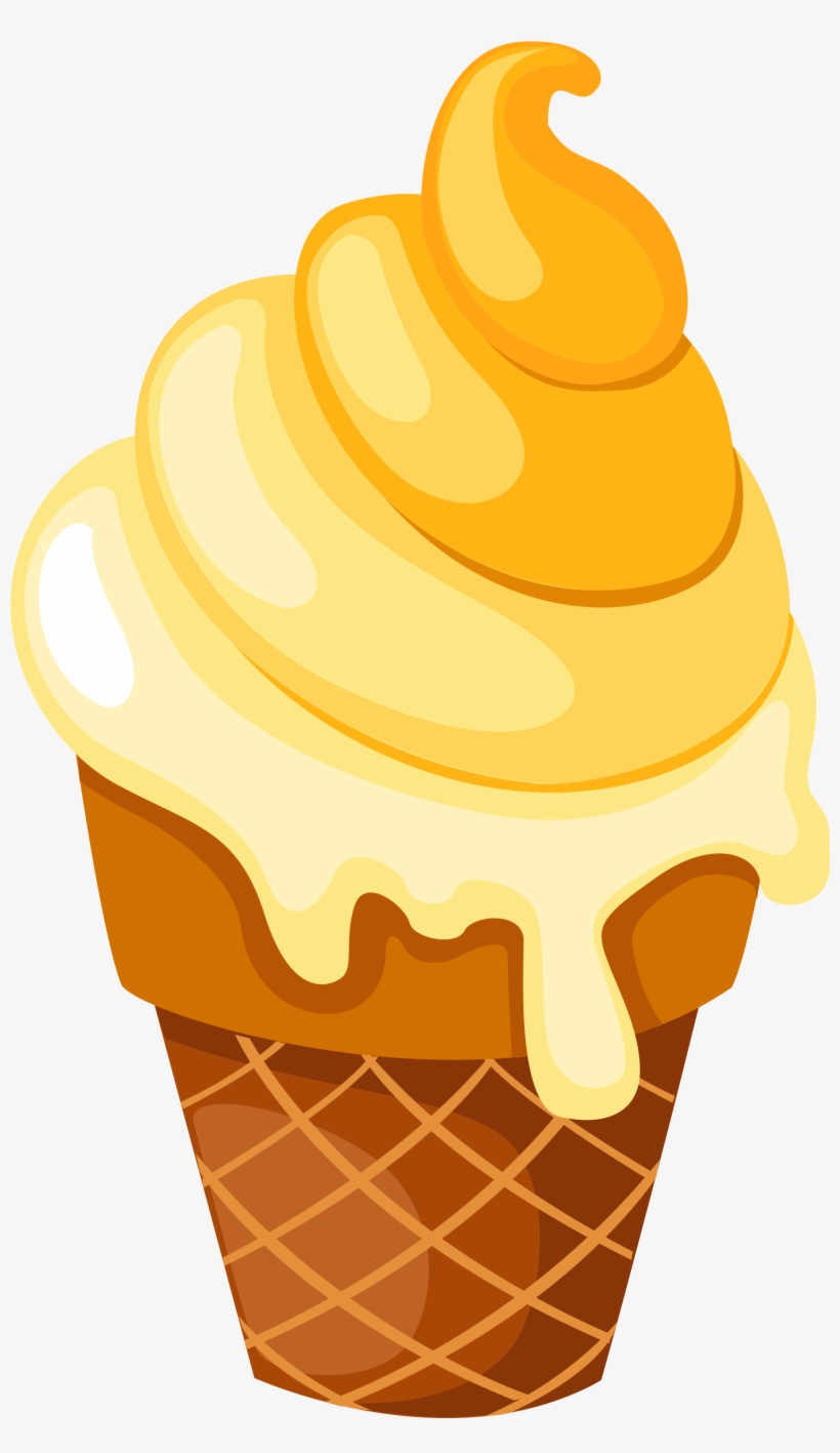 Ice Cream Cone Clipart Ice Cream Cones Мороженое Пнг - Мороженое Пнг Вектор, transparent png