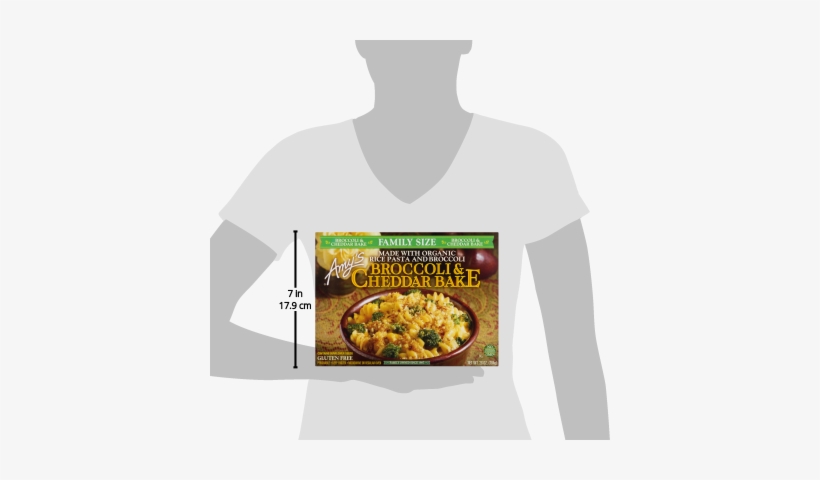 Amys Broccoli & Cheddar Bake, Family Size - 28, transparent png