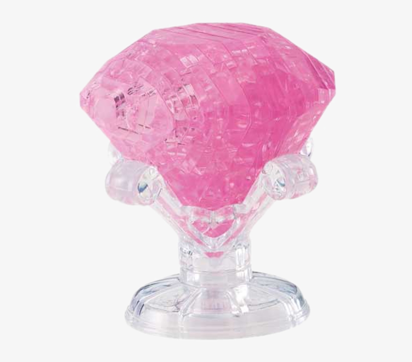 3d Crystal Puzzle - Crystal Puzzle Pink Diamond, transparent png