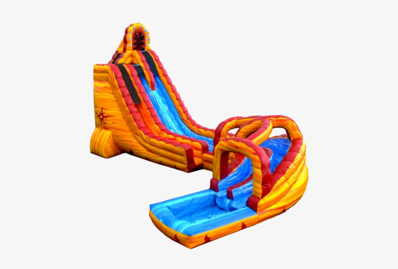27 Ft Lava Twist Water Slide - Lava Twist Water Slide, transparent png