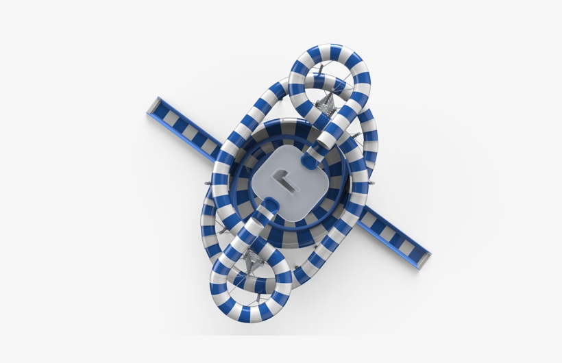Polin Opens Space Race Water Slide - Space Race Slide, transparent png