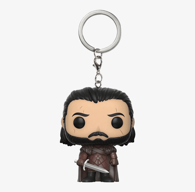 Jon Snow Season 6 Pocket Pop Keychain - Funko Keychain Jon Snow, transparent png