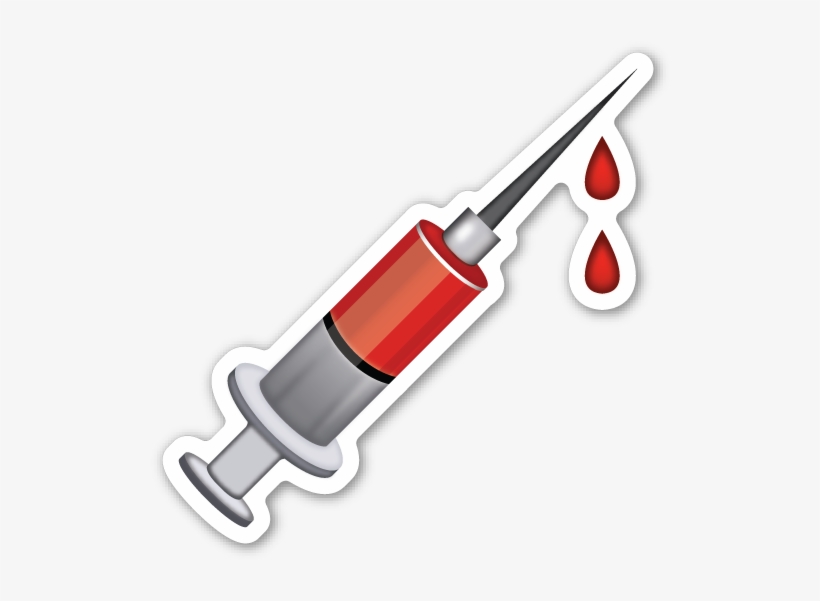 Vector Glass Medical Syringe Isolated On Transparent - Emojis Para Adivinhar Musicas, transparent png
