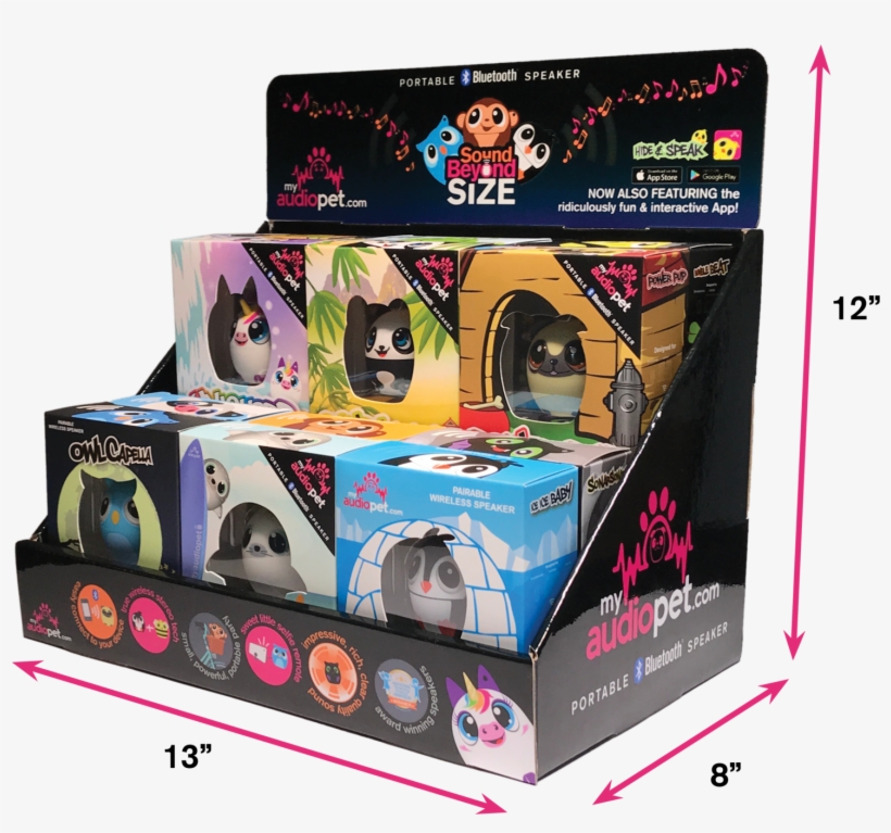 12 Unit Counter Display - My Audio Pet Branded Display, transparent png