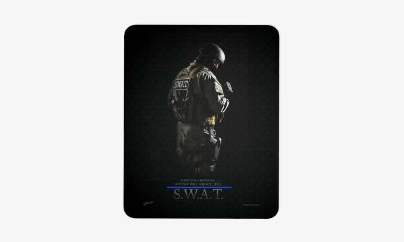 Swat Team Mousepad - Gicléedruk: Give The Order By Jason Bullard, 61x41cm., transparent png