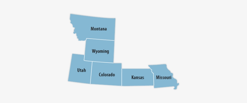 Mountain-plains Area Map - Mountain Plains Region, transparent png