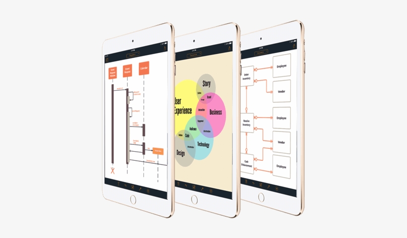 Hundreds Of Shapes - Ipad Flowchart, transparent png
