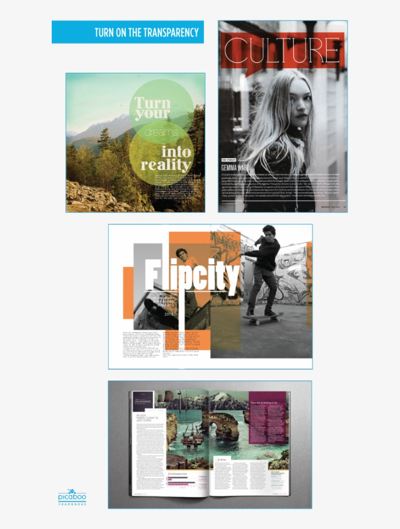 Using Transparent Shapes In Your Yearbook Design - Design, transparent png