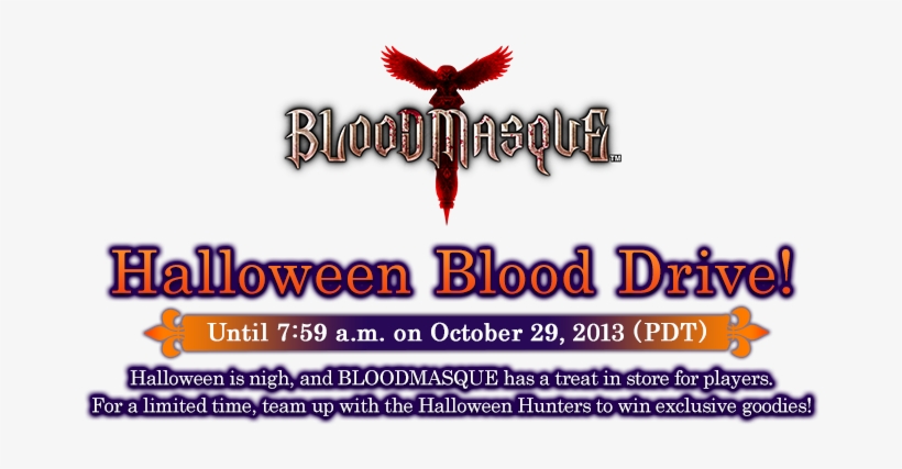 Bloodmasque ™ Halloween Blood Drive Until - Bloodmasque, transparent png