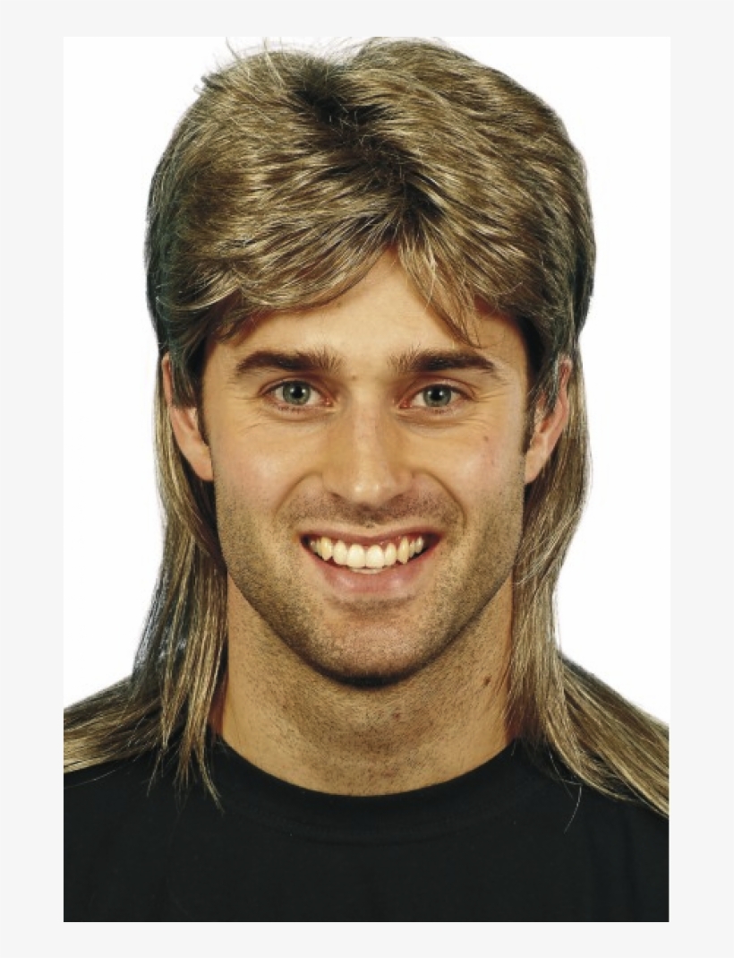 Mullet Wig, transparent png