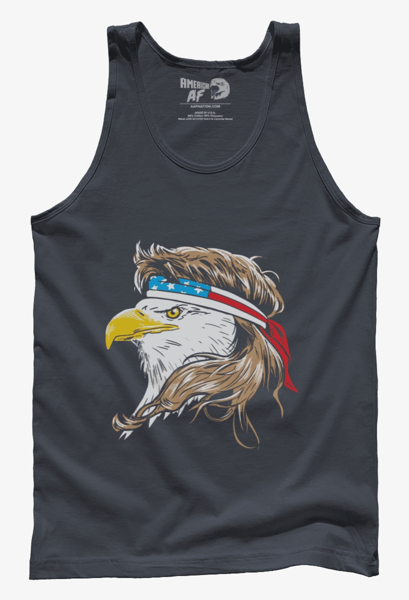 Merican Eagle - Merican Eagle - 4oj - Premium Mens Tank / Black / 2xl, transparent png