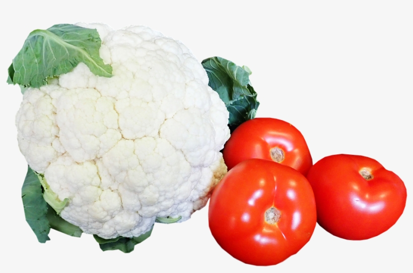 Vegetables, Cauliflower, Tomatoes, Healthy, Food - Cauliflower, transparent png