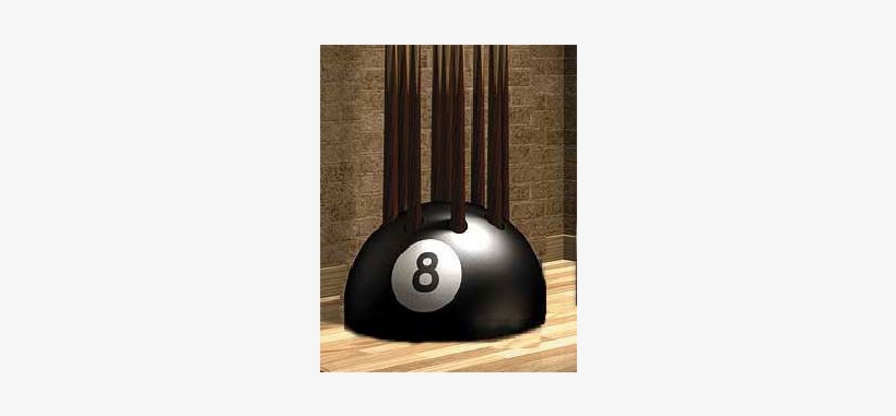 Stunning 8 Ball Cue Stand & Rack, The Original Holds - 9 Cue Floor Stand, Eight Ball By Clubking Ltd, transparent png