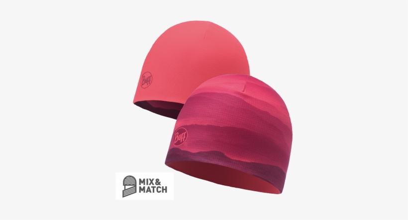 Reversible Hat Soft Hills Pink Fluor - Buff Hat Knitted Buff, transparent png