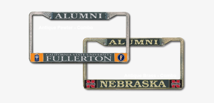 Antiqued Combo College License Frame - College, transparent png