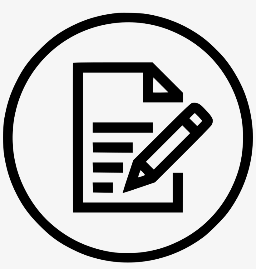 Note Pencile Memo Pen Notebook Book Write Comments - Notebook And Pen Icon, transparent png