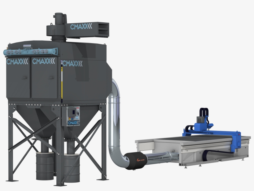 The Cmaxx Connected To An Aks Plasma Table - Dust Collector, transparent png