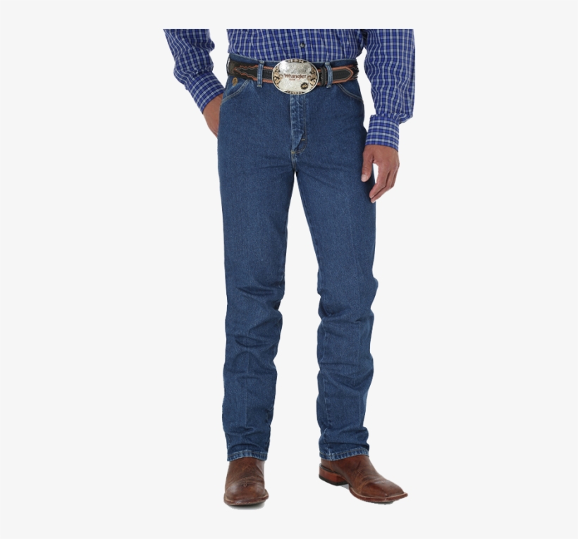Wrangler Men's George Strait Slim Fit Cowboy Cut Jeans - Wrangler Jeans Skin Fit, transparent png