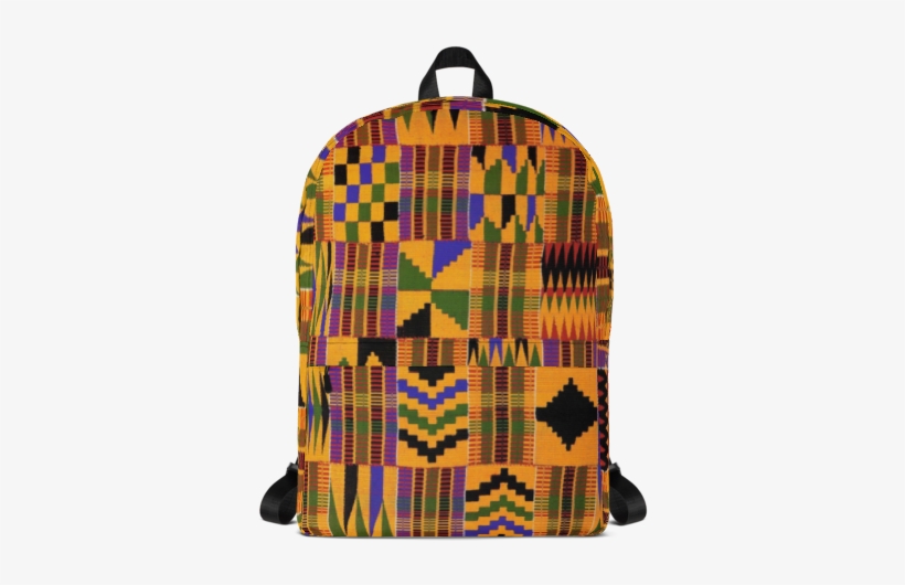 King T'challa / Black Panther Kente Pattern Backpack - Kente Cloth, transparent png